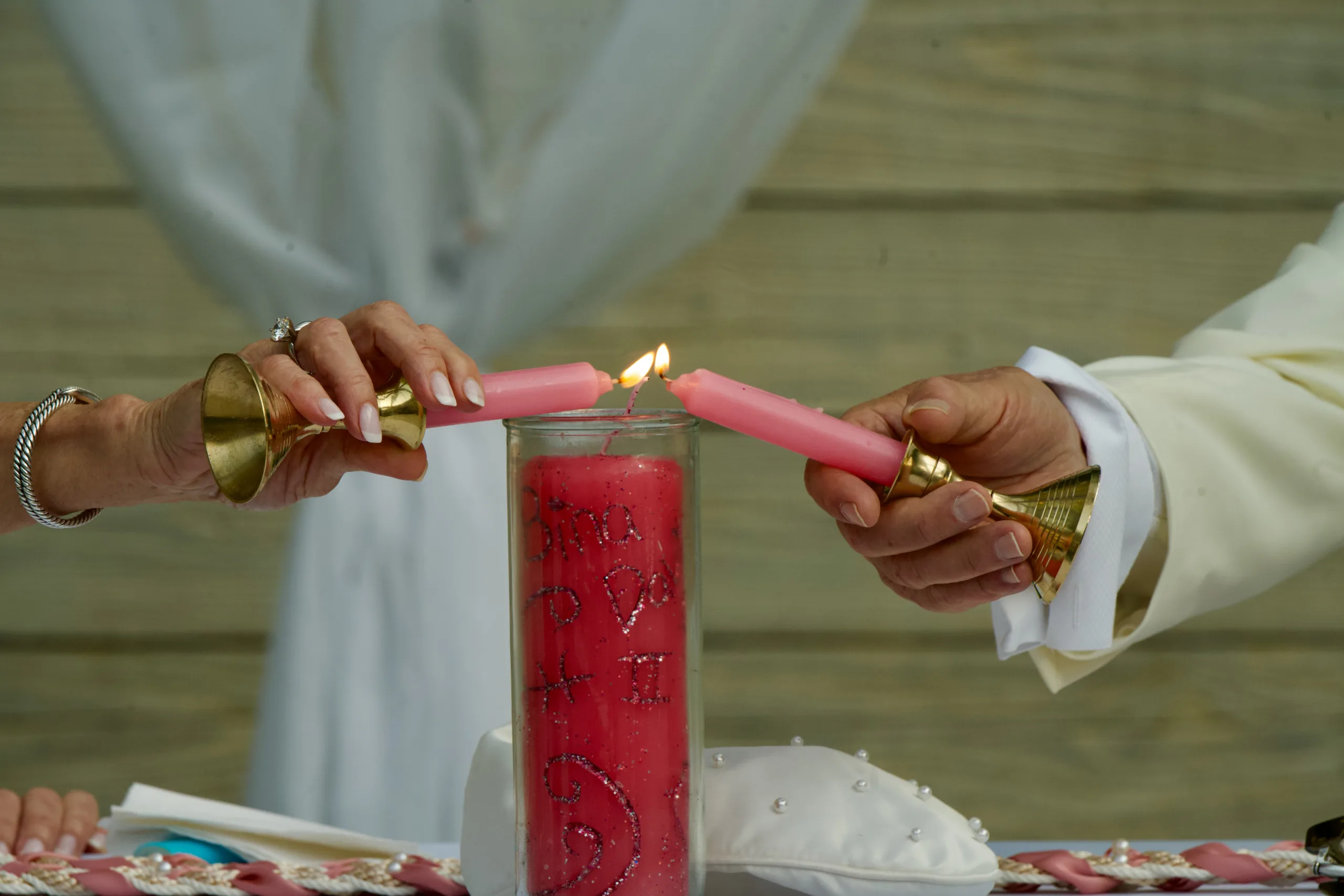 Wedding ceremony detail